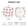 thumbnail image 6 of Fotbe Strawberry Velvet Stretch Couch Cushion Cover Plush Cushion Slipcover for Chair Cushion Furniture Protector Seat Cushion Sofa Cover-16.9in, 6 of 9