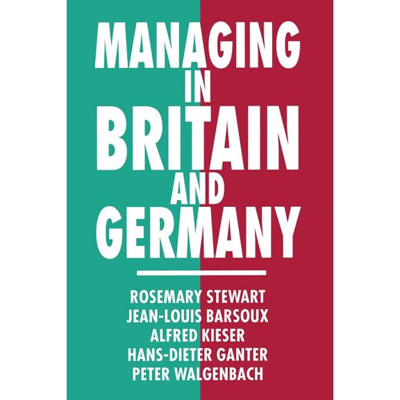 Managing in Britain and Germany, (Paperback)