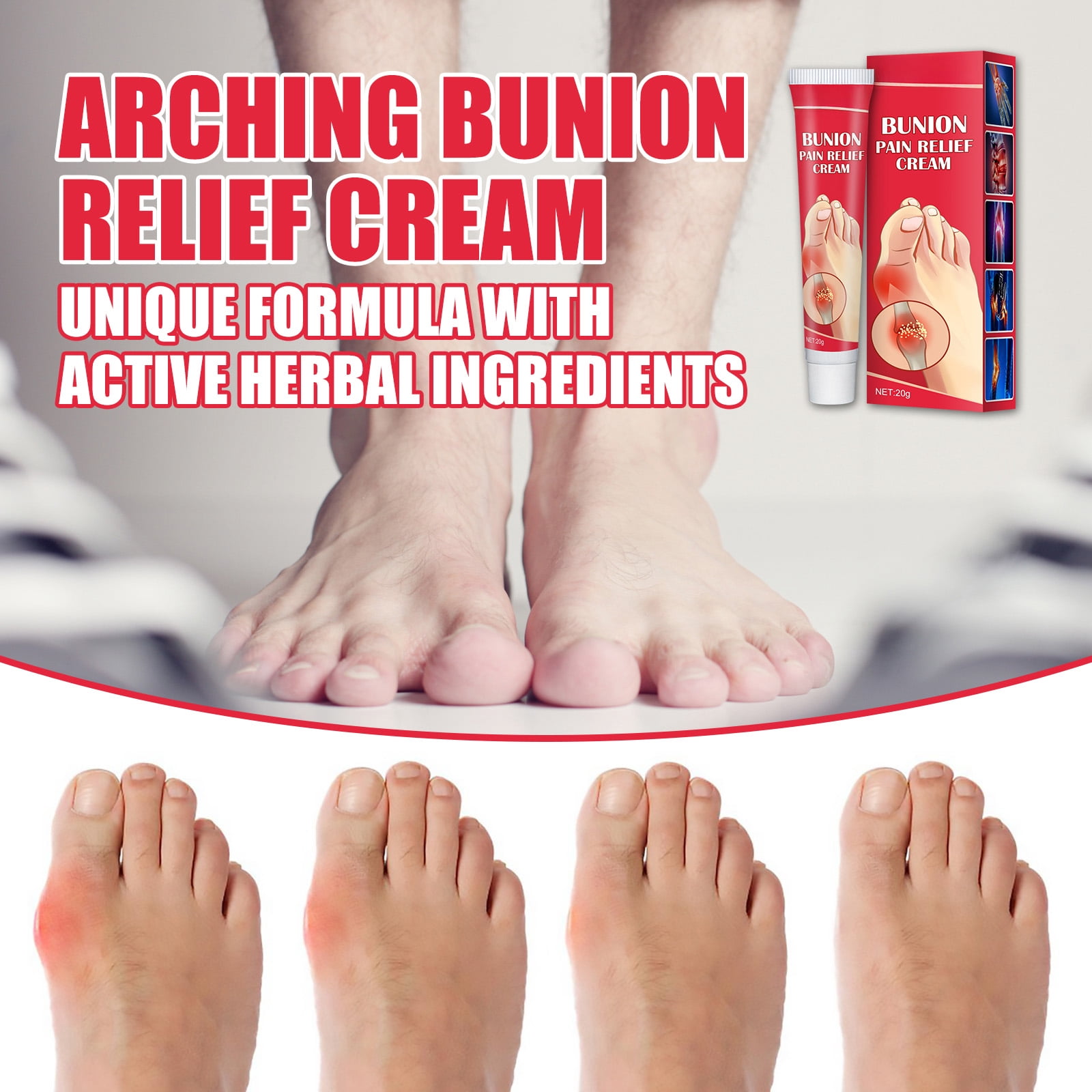 Alvantor Joint & Muscle Relief Cream, Massage for Waist, Legs & Back, Nourishing Body Rub, 0.7oz