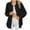 Black, variant on Ketyyh-chn99 Womens Kimono Cardigan Fall Coat Women Casual Loose Long Sleeve Lapel Button Down Solid Color Shirt Navy,2XL