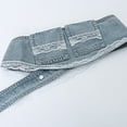 thumbnail image 6 of FINALGANG Girls Kids Elastic Waist Barrel Jeans With Contrast Stitching Seam Relaxed Fit Soft Light Wash Denim Pants For Daily Wear Playtime Casual Summer Outings Stylish Trousers, 6 of 9