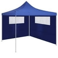 thumbnail image 2 of vidaXL Gazebo Sidewalls with Windows 2 pcs Blue, 2 of 4