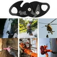 thumbnail image 4 of Autofrenante Parada Descensor Abrazadera Agarre Rescate Rapel Anillo Equipo de escalada NikouMX Deportes, 4 of 6