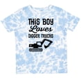 thumbnail image 3 of Inktastic This Boy Loves Digger Trucks Construction Boys Toddler T-Shirt, 3 of 5
