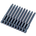 thumbnail image 3 of Fosa Screwdriver Bit, 10Pcs Electric Y‑Type Magnetic S2 Alloy Steel Remove Tool Hardware, Total Length 65mm, For Wind Batch, Hand Drill, 3 of 8