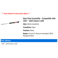 thumbnail image 2 of Rear Strut Assembly - Compatible with 2001 - 2003 Saturn L200 2002, 2 of 2