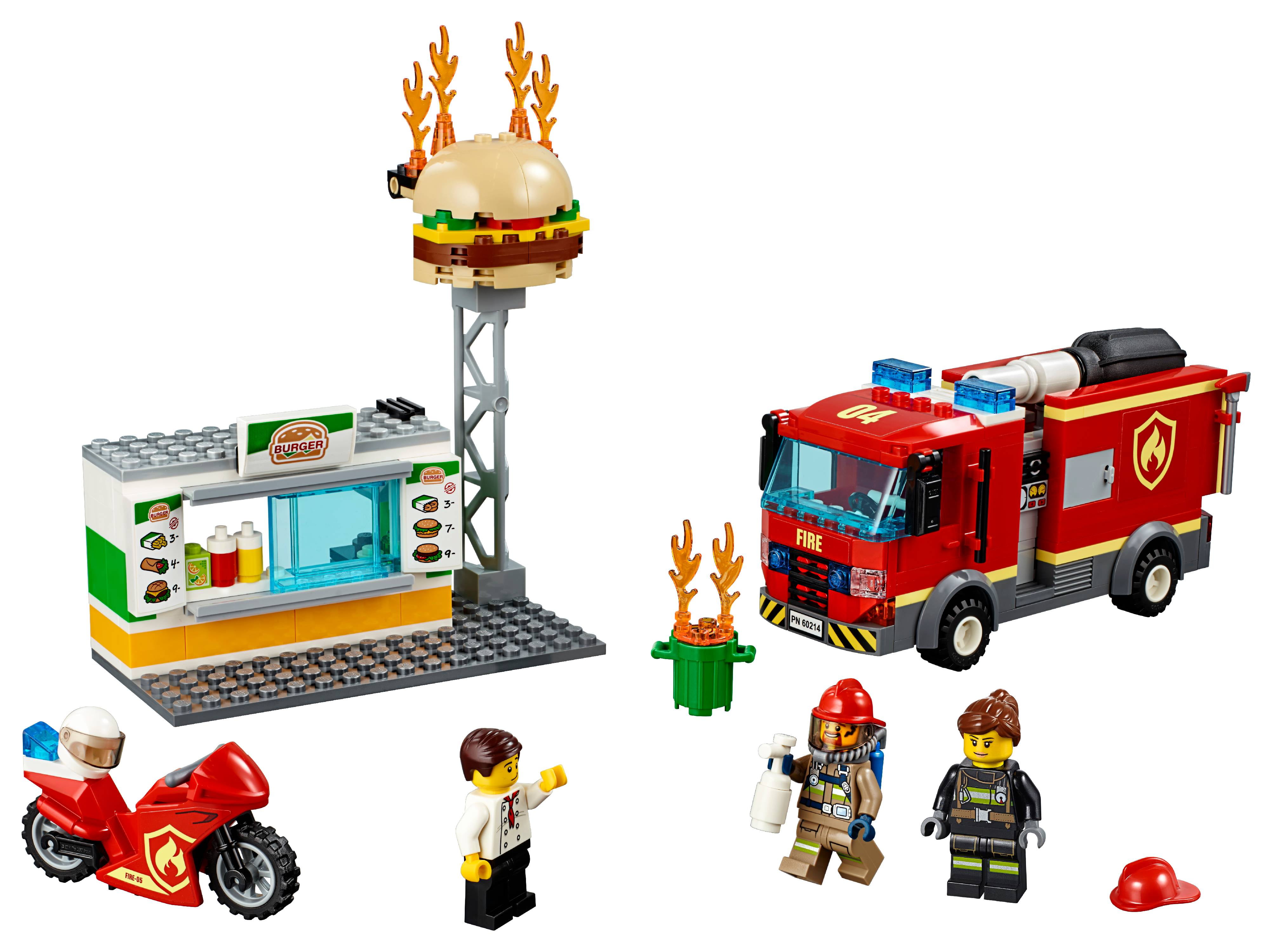 how to make a lego fire truck