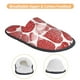 thumbnail image 3 of Fotbe Hearts Pantuflas Peludas para Mujer con Estampado, Zapatillas de Peluche, Zapatos de Invierno para Casa, Uso Interior y Exterior-Large, 3 of 8