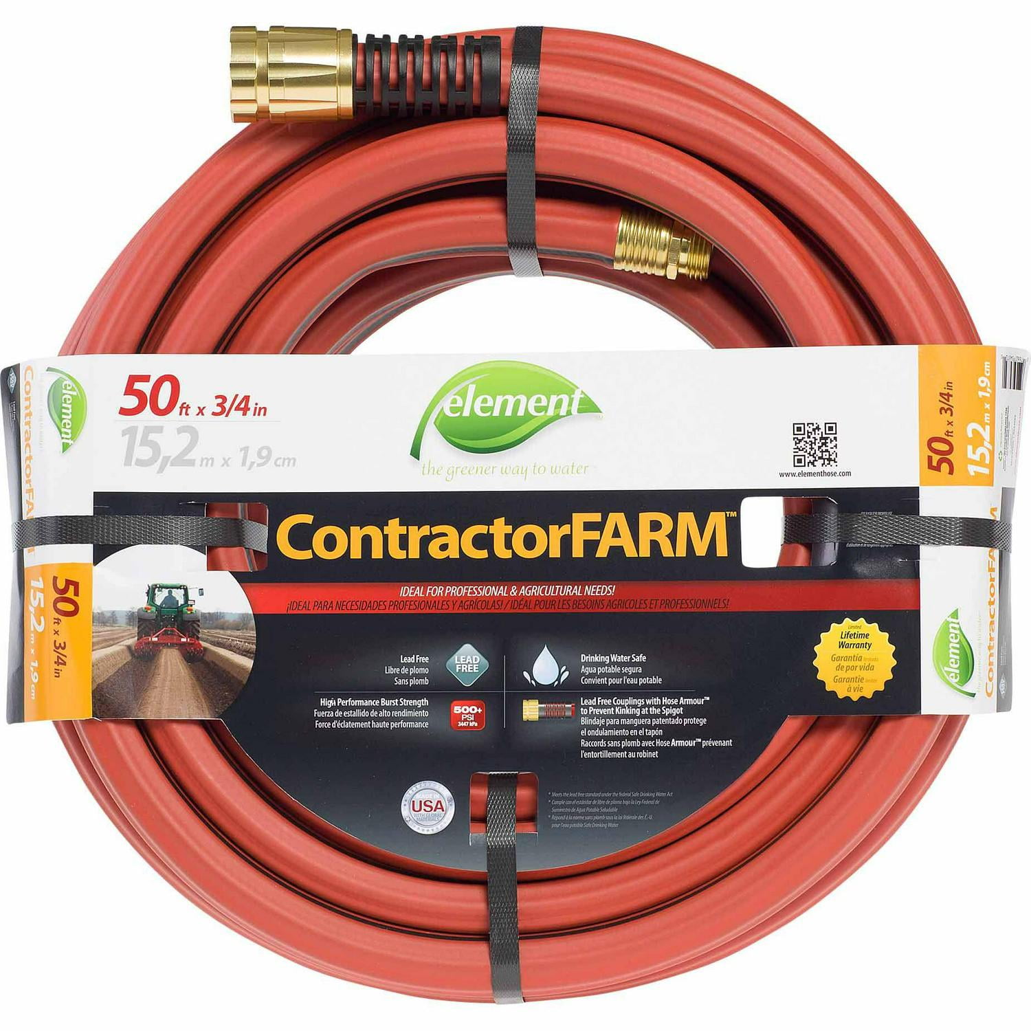 Element ContractorFARM 50' x 3/4 Garden Water Hose