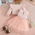 thumbnail image 4 of tarylea Newborn Infant Girls Skirts Sets Ruffle Long Sleeve Crop Cardigans Sleeveless Bowknot Midi Dresses Cute Summer Outfits, 4 of 4
