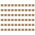 thumbnail image 1 of MasteelfCA 60pcs Press-In Nut Brass Threaded Knurled Nuts Embedding Nuts Embedment Nuts, 1 of 7