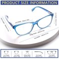thumbnail image 2 of 3 Packs Lunettes de Lecture Multifocalisation Progressive Charnière à Ressort Bloquant la Lumière Bleue pour Femmes Hommes, 2 of 7