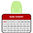thumbnail image 2 of Zfeel Men Hi-Vis Pure Dry Fit Poly Long Sleeve Work Shirt, Moisture-Wicking, Safety Neon Green, S, 2 of 5
