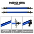 thumbnail image 4 of Unique Bargains 2pcs 150mm 5.91' Car Splitter Support Rods Adjustable Front Rear Bumper Lip Splitter Strut Rod Tie Support Bars Black, 4 of 7