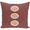 Rust/Taupe, variant on Simply Daisy 16" x 16" Zen Geometric Print Pillow