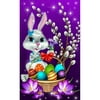 EAST TAMAKI Easter Bunny 5D DIY Diamond Painting Full Drill Rhinestone Mosaic Room Art