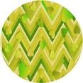 thumbnail image 1 of Ahgly Company Machine Washable Indoor Round Transitional Pistachio Green Area Rugs, 6' Round, 1 of 7