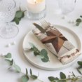 thumbnail image 3 of Cloth Napkins Set of 8 - 20x20 Inches, Western Texas Star Retro Washable Reusable Table Napkins, Country Farmhouse Gray Wood Grain Soft & Absortbent Dining Napkin for Party Wedding Hotel Restaurant, 3 of 8
