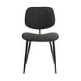 thumbnail image 3 of Lizzy Charcoal Modern Dining Accent Chairs - Set of 2, 3 of 5