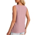 thumbnail image 5 of Texiao Women's Tank Tops Loose Fit Casual Sleeveless Tops Keyhole Neck Trendy Summer Tops Flowy Clothes Outfits 2025, 5 of 6
