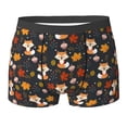 thumbnail image 6 of Men's Boxer Briefs, Autumn Fox Soft Comfy Mens Underwear Boxer Briefs Breathable With Widen Waist, 6 of 7