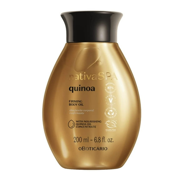 Aceite Corporal Hidratante Nativa SPA O Boticário Quinoa para Piel Suave y Saludable
