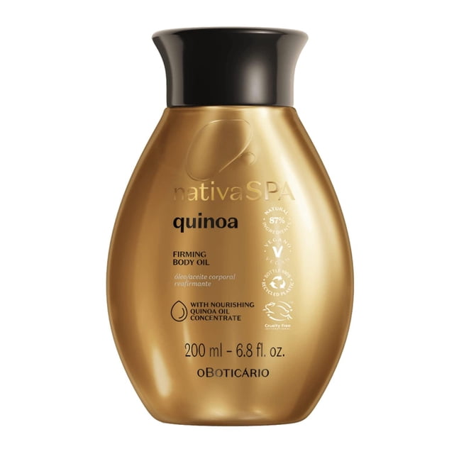 Aceite Corporal Hidratante Nativa SPA O Boticário Quinoa para Piel Suave y Saludable