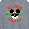 thumbnail image 3 of Disney - Aloha Mickey - Women's Racerback Tank Top, 3 of 5