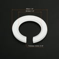 thumbnail image 2 of Anillo adaptador de reducción de pantalla de lámpara Uxcell E27 a E14 para accesorios de luz 4 paquetes, 2 of 6