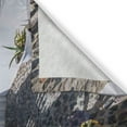 thumbnail image 3 of Ambesonne Summer Kitchen Curtains, Oia Village in Santorini, 55"x39", Blue and White, 3 of 3