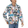 thumbnail image 4 of Zip Up Hoodies for Men - Bohemian Cute French Bulldog Long Sleeve Comfrt Men'S Fashion Hoodies & Sweatshirts, Jackets for Men Hoodies Pullover Clothing Clothes with Pouch, 4 of 5