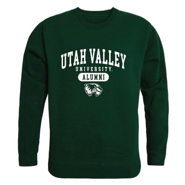 W Republic 560-210-FOR-04 Men Utah Valley University Wolverines Alumni Fleece, Forest Green - Extra Large