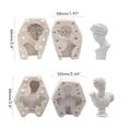 thumbnail image 4 of Molde de vela 3D para fundición de velas DIY Molde de silicona para pasteles para decoración del hogar Regalo de fiesta, 4 of 9