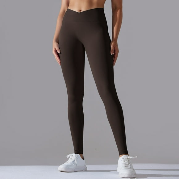 hcuribad Yoga Pants Women,Sports Fitness Pants Women's High Bomb Dry Run Yoga Pants Tights Sensation Cropped Pants,Workout Leggings for Women,Gym Clothes for Woman,(Clearance)