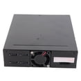 thumbnail image 3 of Chasis de caja para HDD de 4 bahías, bandeja para unidades de 2,5 pulgadas, compatible con bastidor móvil de 2,5 pulgadas, discos duros SSD de 15 mm de grosor (no incluye disco duro)., 3 of 14