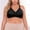 A117 Black, variant on Full Figure Minimizer Bra for Women Wirefree Support Plus Size Bra with Wide Straps Non-Padded Unlined Comfort Bra Side Smoothing Everyday Underwear