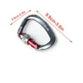 thumbnail image 4 of Mosquetón de Seguridad Eigraketly Hebilla Protectora Simple Escalada Gris, 4 of 6