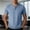 #Blue, variant on DPTALR Men's Solid Color Short Sleeve Henley T-Shirt With 3 Buttons,Beige,Big Men's,Tall Men's L,Young Men's T-shirt