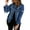 Bluing, variant on Denim Jackets Women Long Sleeve Distressed Ripped Long Sleeve Jean Jacket Coats with Pockets Black S-2XL