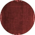 thumbnail image 1 of Ahgly Company Indoor Round Abstract Red Modern Area Rugs, 8' Round, 1 of 4