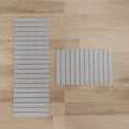 thumbnail image 2 of Diatomite Quick-Dry Water-Absorbing Kitchen Mat Sets - X-Large + Large Gray Mats, 2 of 7