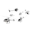 thumbnail image 2 of Helicóptero RC Helicóptero de control remoto 2.4GHz Control remoto Drone Estabilización de giroscopio de 6 ejes Aileronless Control remoto Avión Altitud Mantener Juguete de regalo para niños Niñas Adu Eccomum  Helicóptero RC, 2 of 7
