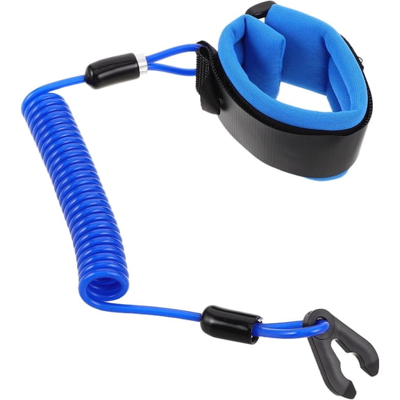 Outboard Kill Cord 1.6 Meter TPU Safety Lanyard for Boat Engine - Floating Design for Marine Use