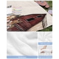 thumbnail image 6 of Farm Cow Pig Beach Towels Oversized Super Absorbent, Farmhouse Animals Retro Fench Wood Bran Lightweight Bath Towel Quick Dry Sets For Bathroom/Pool/Rv Camping/Beach Play/Gym Room/Picnic 31"x62", 6 of 8