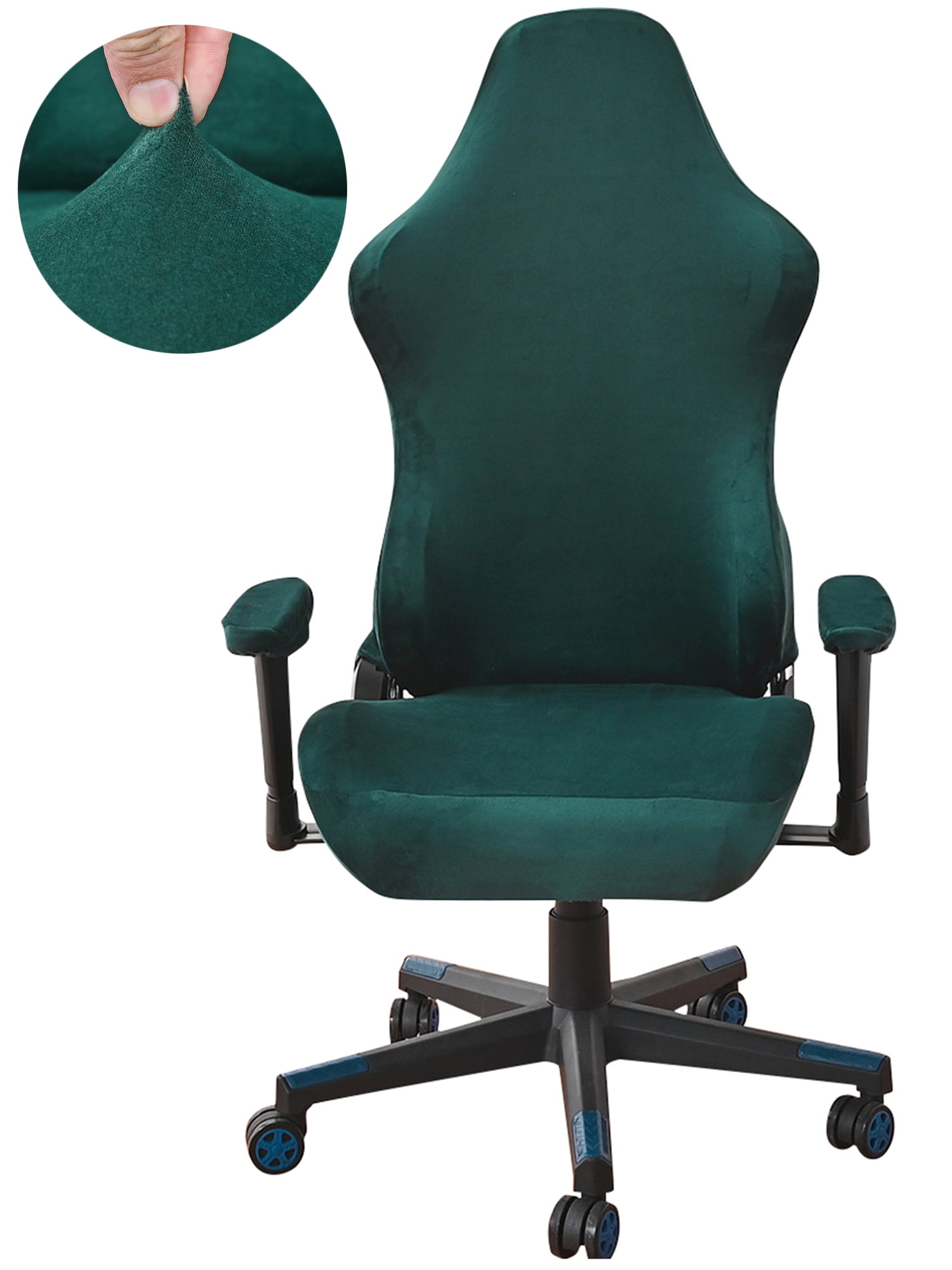 KBOOK Velvet Office Computer Chair Covers Universal Rotating Chair
