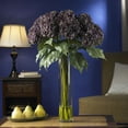 thumbnail image 3 of Nearly Natural Hydrangea Silk Flower Arrangement, Purple, 3 of 3