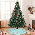 thumbnail image 7 of Lsque Colorful Sweet Donuts Print Christmas Tree Skirt, Tree Skirt with Ties or Velcro, Perfect for Holiday Decorations, Halloween, and New Year-30", 7 of 7
