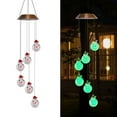 thumbnail image 6 of Clearance Under 10$! Memorial Wind Chimes,Christmas Snowflake Shape Three-dimensional Rotating Wind Chime Suitable For Holiday Decorations And Gifts, 6 of 8