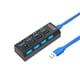 thumbnail image 2 of HUB USB 3.0 de 4 puertos divisor de USB multi con adaptador de alimentación, 2 of 9