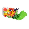 thumbnail image 3 of Paquete de material para hacer cabezas de dragón para niños, artesanía, regalo de cumpleaños, juguete de desarrollo para actividades del Dragon Boat F Verde, 3 of 8